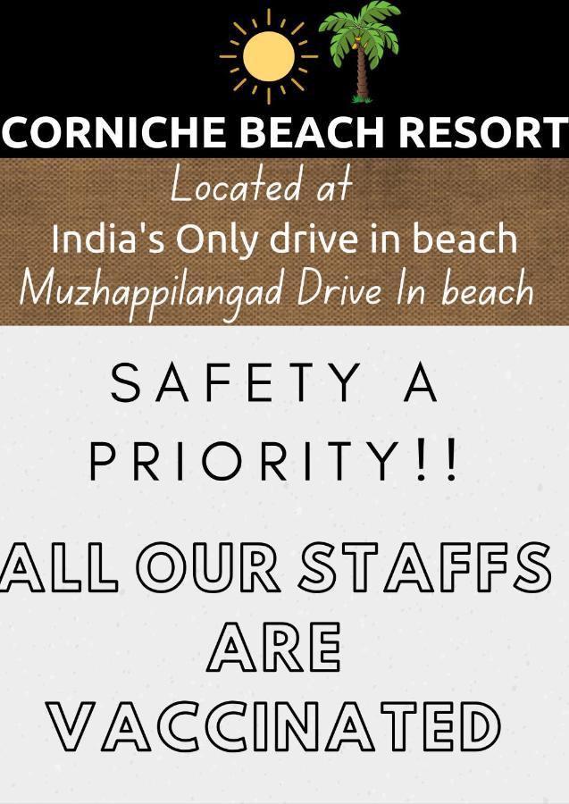 Corniche Beach Resort Mulappilangād Eksteriør bilde